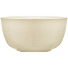 Beige Serveringsskåle Lyngby Porcelæn Rhombe Earth Ø22 cm Marble Serveringsskål