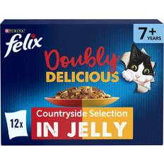 Felix Doubly Delicious 7+ Countryside Selection 12 x 85g