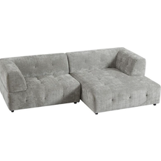 Vente-unique Structured Grey Sofa 152cm 4 Seater