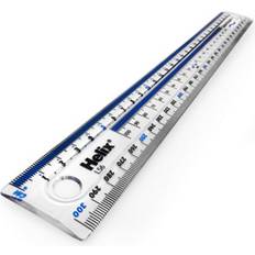 Transparent Linjaler Helix Clear Plastic Ruler One Size