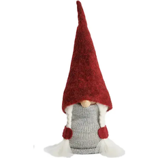 Åsas Tomtebod Alice Elf Red/Gray Julpynt 24cm