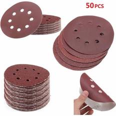 Power Tool Accessories Greenzech 50 Pcs Abrasive Sand Discs 40 60 80 120 240 Grit
