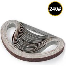 Power Tool Accessories Andoer 10pcs 10 x 330 mm Abrasive Sanding Belts