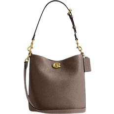 Coach Willow Soft Bucket Bag 19 - Brass/Dark Stone