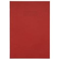 Red Notepads Rhino Exercise Book 8mm Ruled Pack of 50