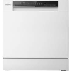 ElectrIQ 8 Place Settings Table Top Dishwasher White