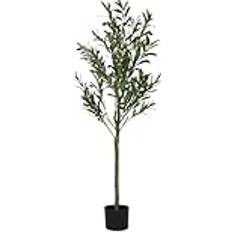 vidaXL Olive Tree 450 Leaves 120 cm Green Artificial Plant