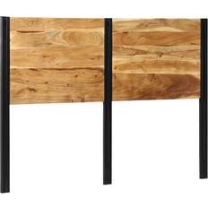 140 cm Sengegavle vidaXL 140 cm Massivt Akacietræ Jern Sengegavl 140cm
