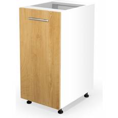 MDF - Sort Opbevaringsskabe Halmar Vento White/Honey Oak Opbevaringsskab 40x82cm