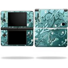 Console Decal Stickers MightySkins Butterfly Blues Wrap Sticker