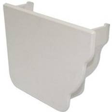 White Gutter FloPlast White Ogee Gutter Internal Stopend Left Hand 110mm x 80mm