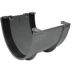 Roof Equipment FloPlast Grey Deepflow Hi-Cap Gutter Union Bracket 115mm x 75mm