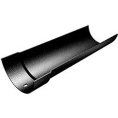 Roof Equipment ARP Black Cast Aluminium Half Round Gutter 114mm x 1.8mtr