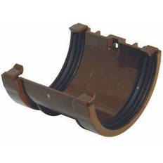 Roof Equipment FloPlast Brown Mini Gutter Union Bracket 76mm