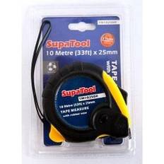 Hand Tools SupaTool SupaTool Rubberised Measure 10M x 25Mm Measurement Tape