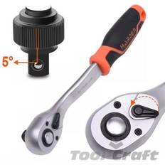 Hand Tools Harden Reversible Quick Release Curved Handle 1/2" Ratchet Wrench