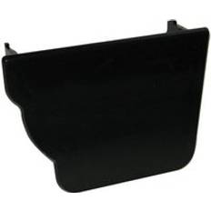 Roof Equipment FloPlast Black Ogee Gutter Internal Stopend Right Hand 110mm x 80mm