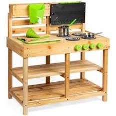 Bigjigs Kitchen Toys Bigjigs Wooden Mud Kitchen 44 x 82.6 x 83.5 cm