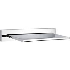 Silver Bath Taps & Shower Mixers Balterley Wall Mount Bath Filler Spout Chrome, Silver