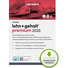 Kontorprogram Lexware Lohn+Gehalt Premium 2025 Download Jahresversion
