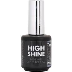 Transparent Top Coats The Edge High Shine UV LED Non Wipe Top Coat - 15ml