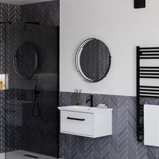 Aspect Curve Round Bathroom Mirror 600mm