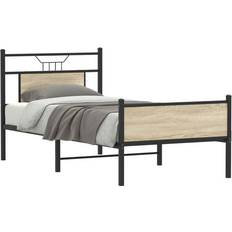 Senge & Madrasser vidaXL 80x200 cm Uden Madras Konstrueret Træ Sengeramme