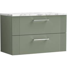 Balterley Retro 2 Drawer Wall Hung Vanity Unit 800mm