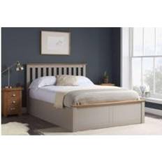 Built-in Storages - Double Beds Frame Beds Birlea Phoenix King Size Grey Ottoman Frame Bed