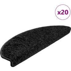 Carpets & Rugs vidaXL 20 Pcs Black 65 x 21 x 4 cm Black cm
