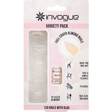 Invogue Full Cover Almond Nails - Pack of 120