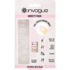 Invogue Full Cover Square Nails - Pack of 120