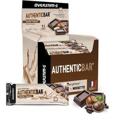 Overstims Authentic Chocolate Energy Bars Box 65g Peanut Set of 32