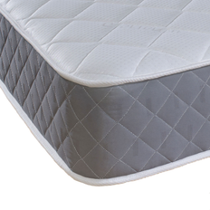 Spring Mattress EXtreme comfort ltd Grey Diamond Mattress 18cm Double Coil Spring Matress