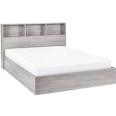 Julian Bowen Bali Double Grey Oak Storage Frame Bed