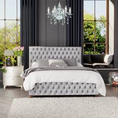 Laurence Llewelyn-Bowen Seren Double Silvet Ottoman Frame Bed