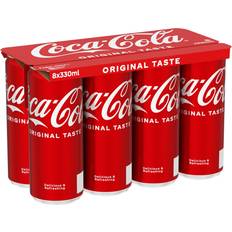 Coca-Cola Drinks Coca-Cola Original Taste Soft Drink 8 x 330 ml 33cl