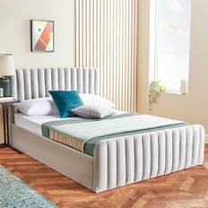 Home Treats Bed Packages Home Treats Double Velvet Ottoman Bed with Mattress
