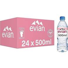 Evian Natural Spring Water 500ml Set of 24 50cl