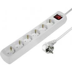 6-Socket Power Strip with Switch