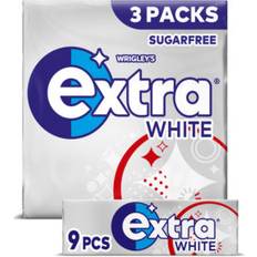 Mint Chewing Gums Wrigley's Extra White Sugar Free Chewing Gum 3 x 9 Pieces