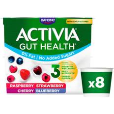 Activia Strawberry Red Fruit Fat Free Multipack