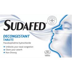 Medicines Sudafd Decongestant Tablets 12 Non Drowsy