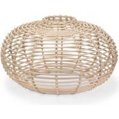 ValueLights Romy Natural Rattan Easy Fit Ceiling Light Shade