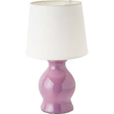 Elegant White and Purple Desk