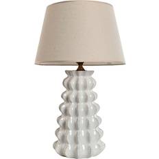 Home ESPRIT Refurbished Desk Lamp Vit Porslin 40 x 40 x 65 cm Bordslampa 40cm