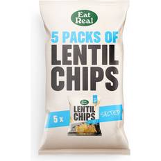 Eat Real Lentil Chips Salted 5 x 18g