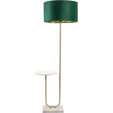 Green Floor Lamps ValueLights Tavel Gold with Table and Forest Green Floor Lamp