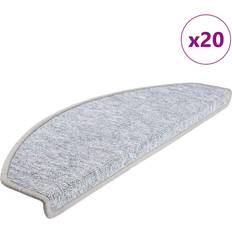 Carpets & Rugs vidaXL 20 Pcs Light Grey 65 x 24 x 4 cm Grey