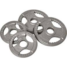Steel Weight Plates Homcom Olympic Barbell Weight Plate 4 Pack